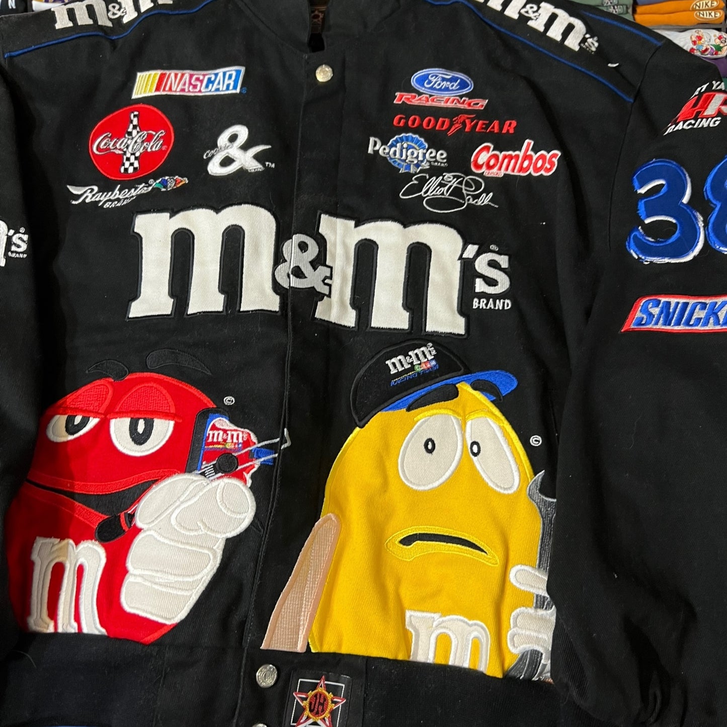 Vintage M&M NASCAR varsity jacket heavy weighted super good quality