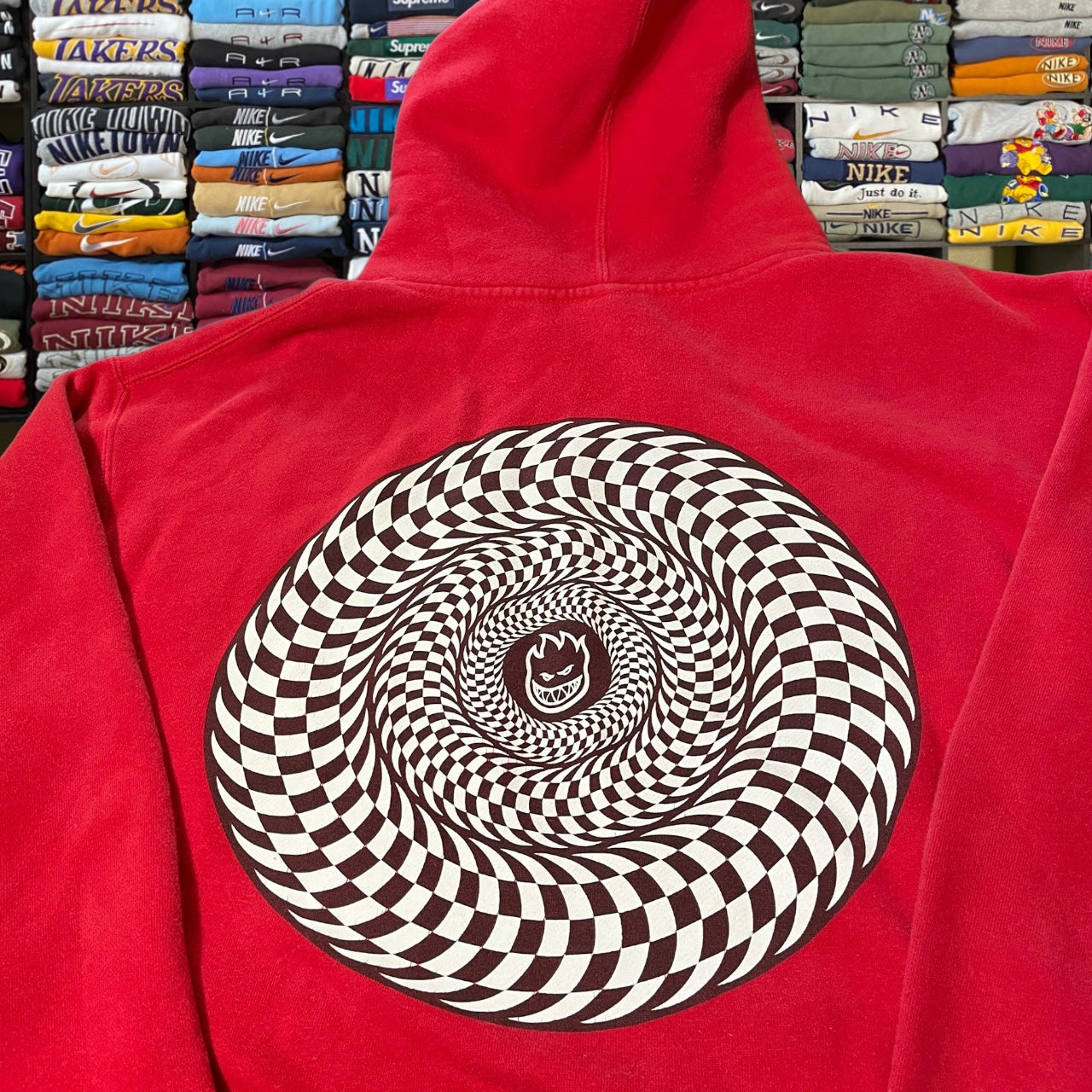 Red Spitfire skater hoodie