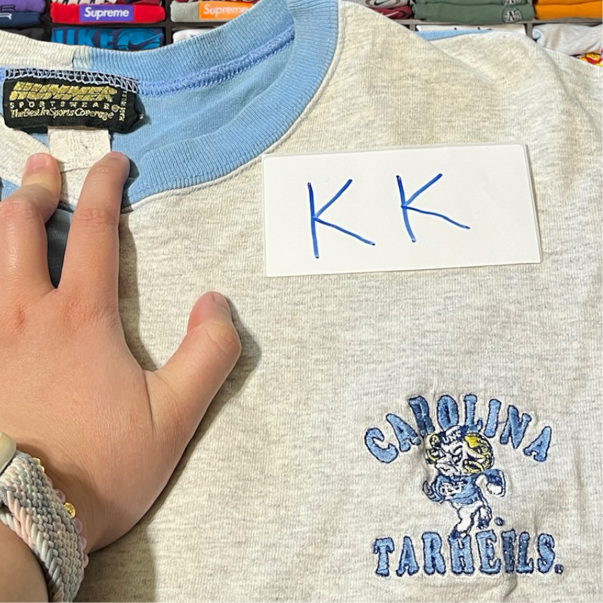 90s UNC North Carolina university long sweater