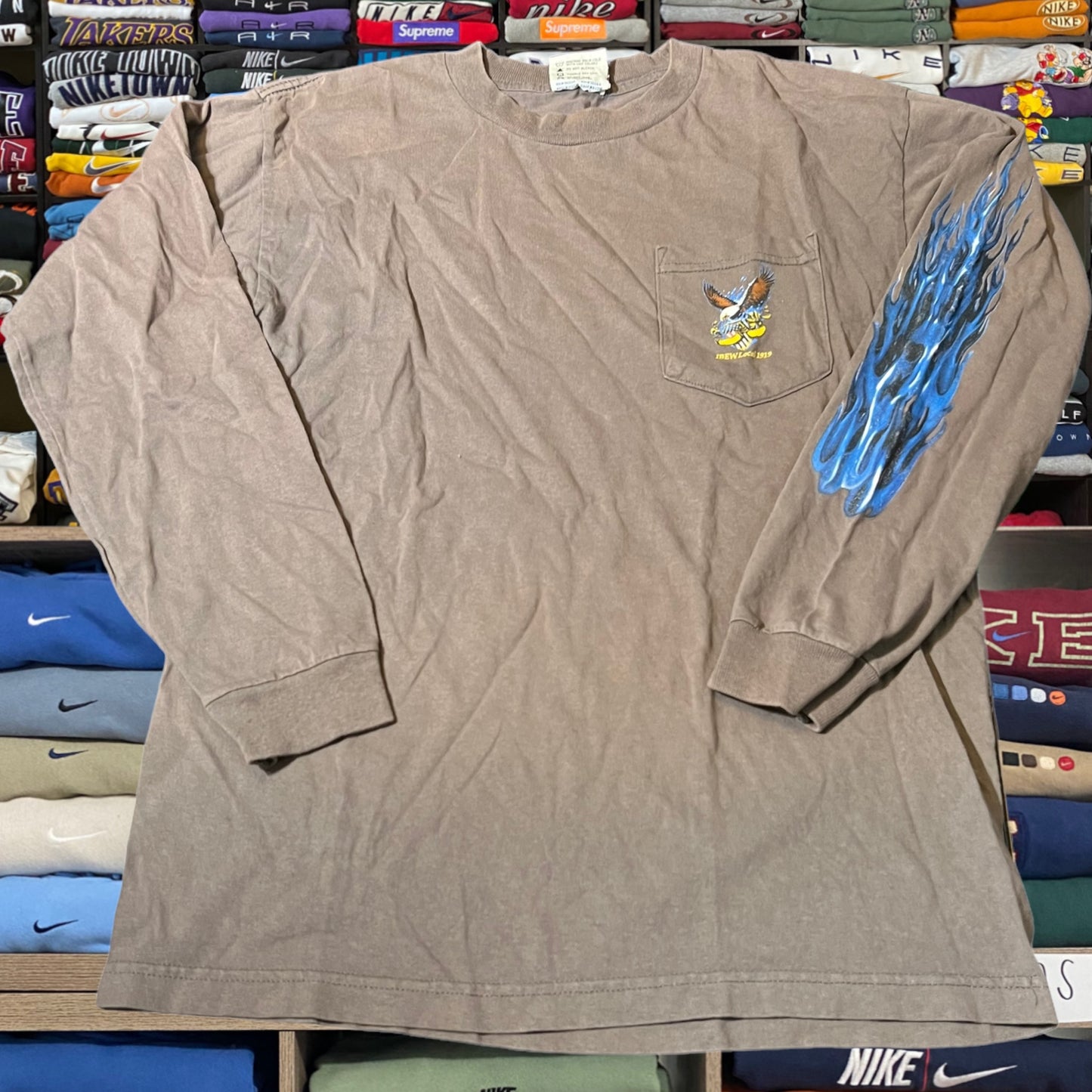 90s USA America biker eagle shirt