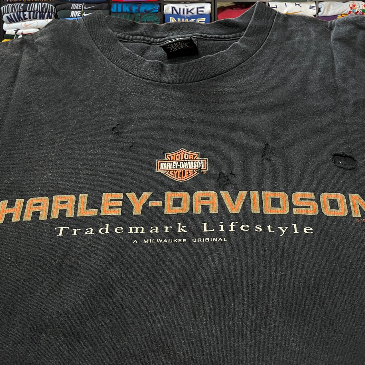 Vtg 90s Harley style motorcycle shirt