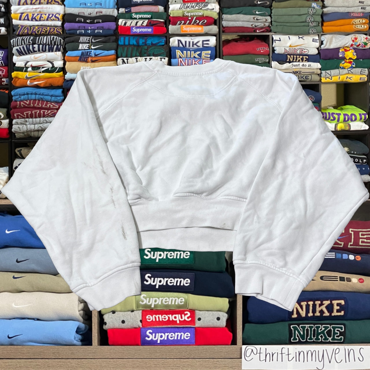 90s Nike big logo sweater