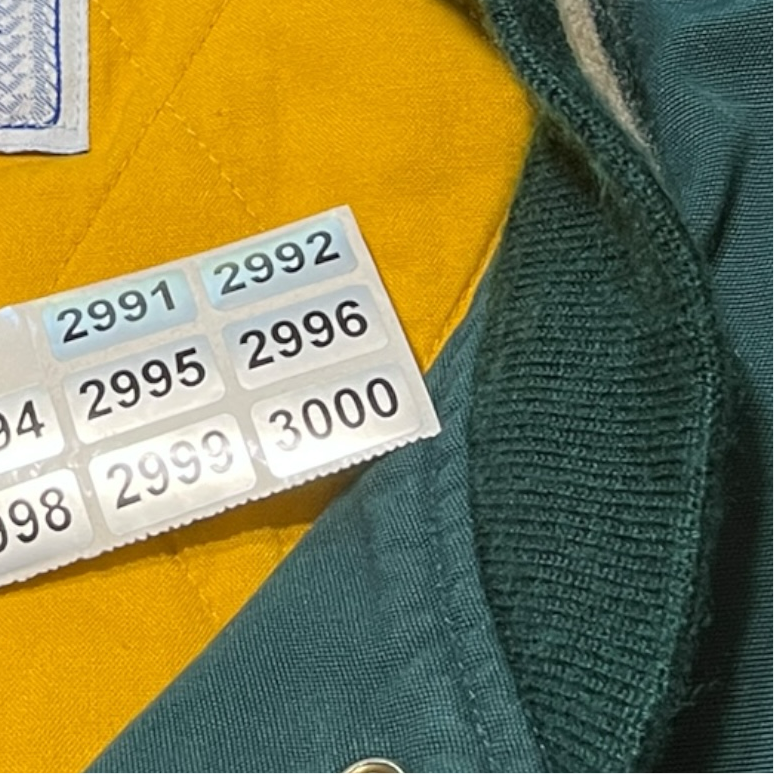 90s DEKALB green varsity jacket