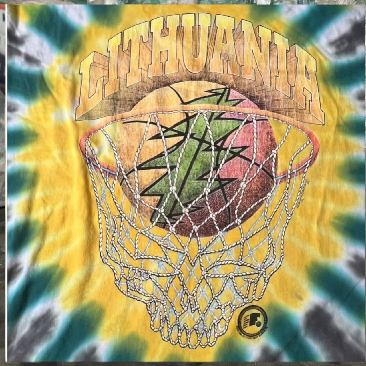 90s Lithuania basketball shirt