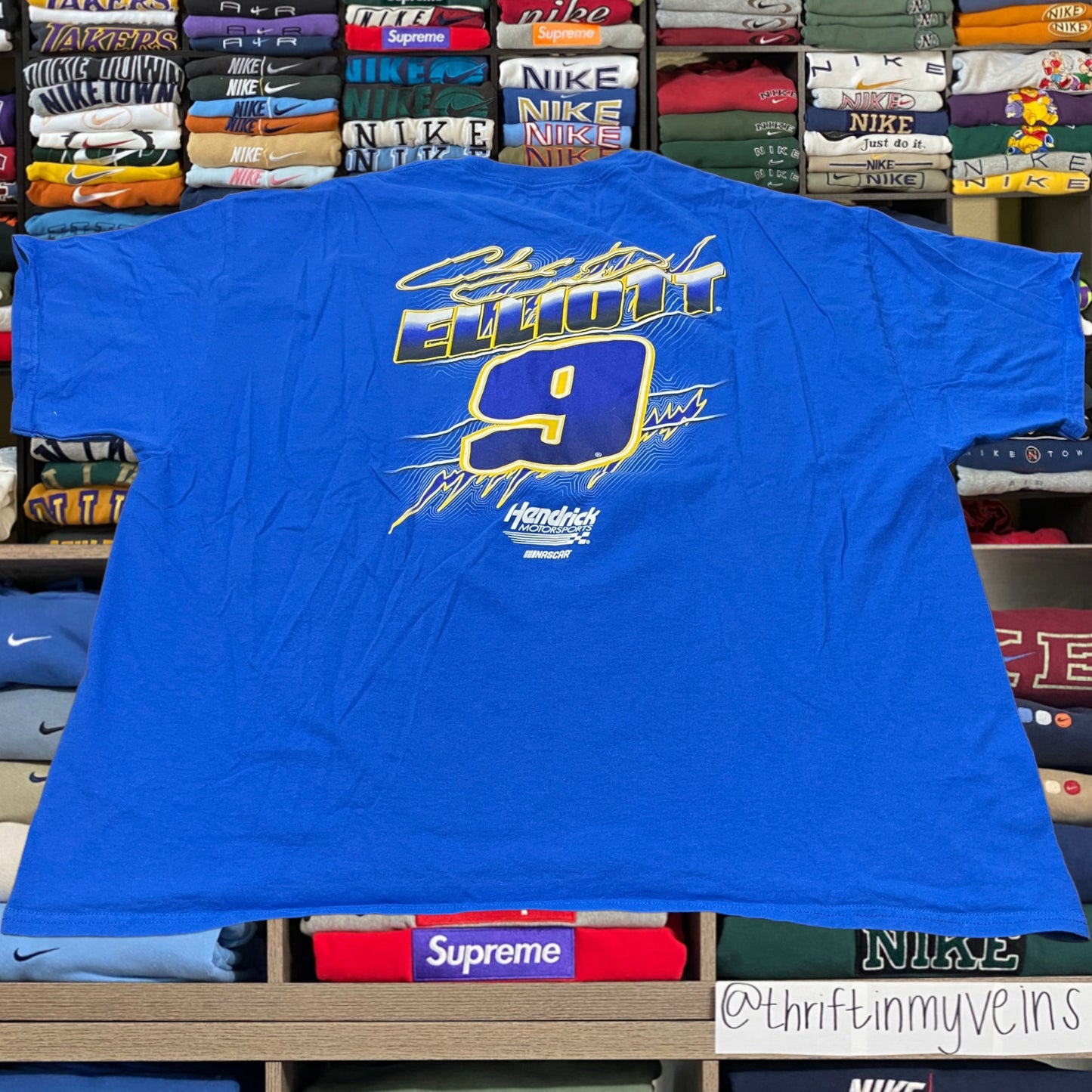 Y2K nascar graphic shirt