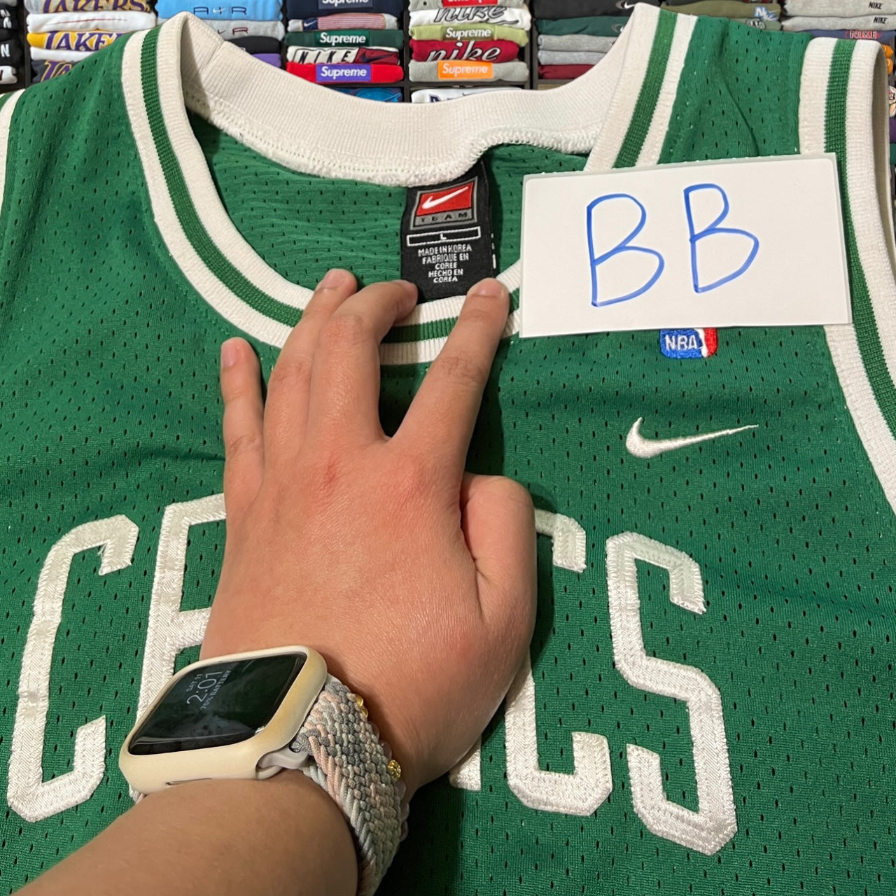 Y2K Nike Boston Celtics Paul pierce jersey