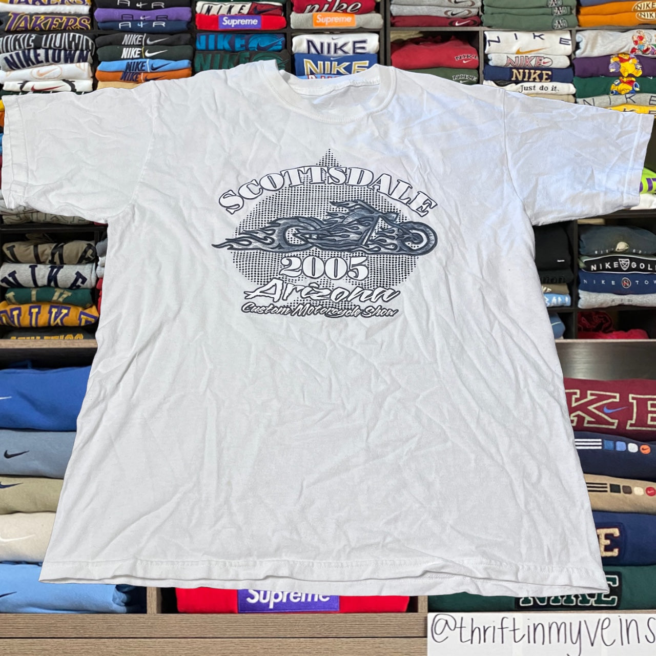 Y2K 2005 biker motorcycle shirt