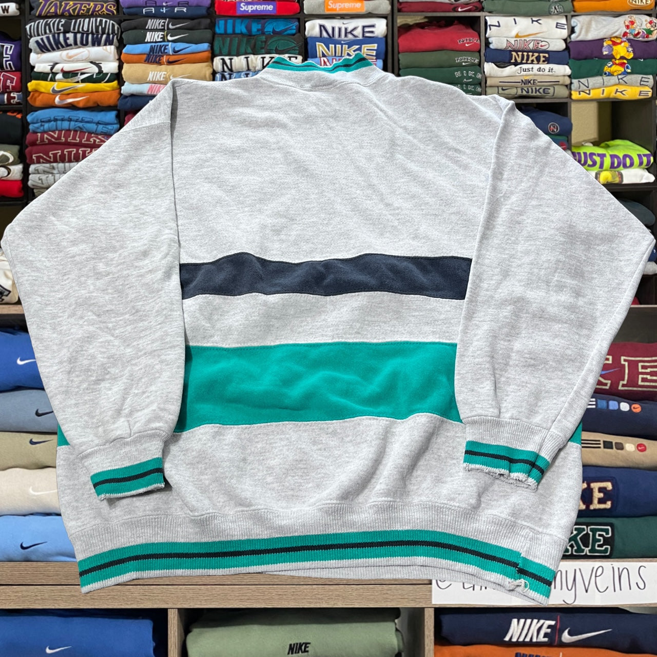 90s color block sweater
