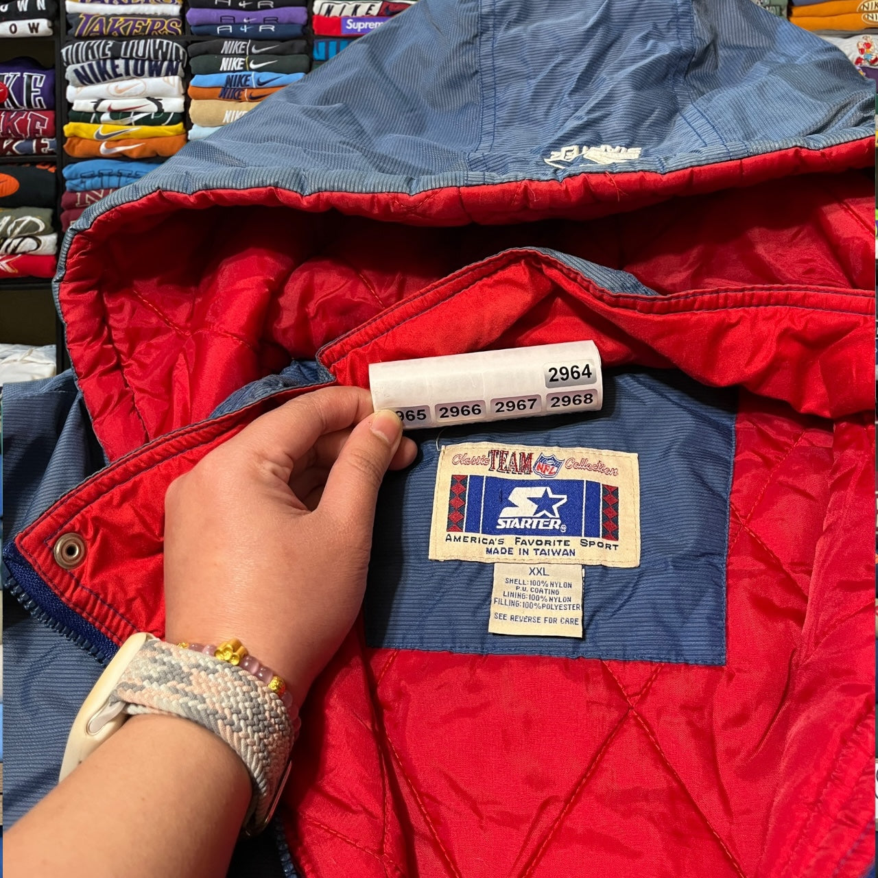 90s New York giants nfl puffer jacket