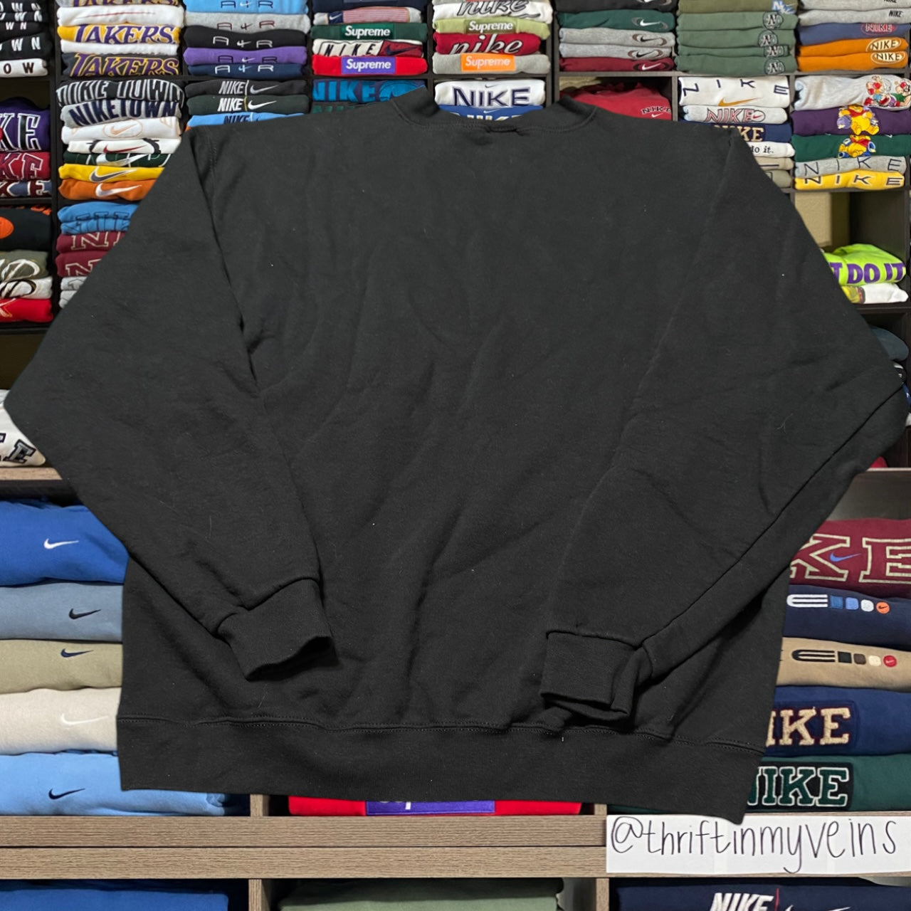 90s Nike big swoosh sweater (large)