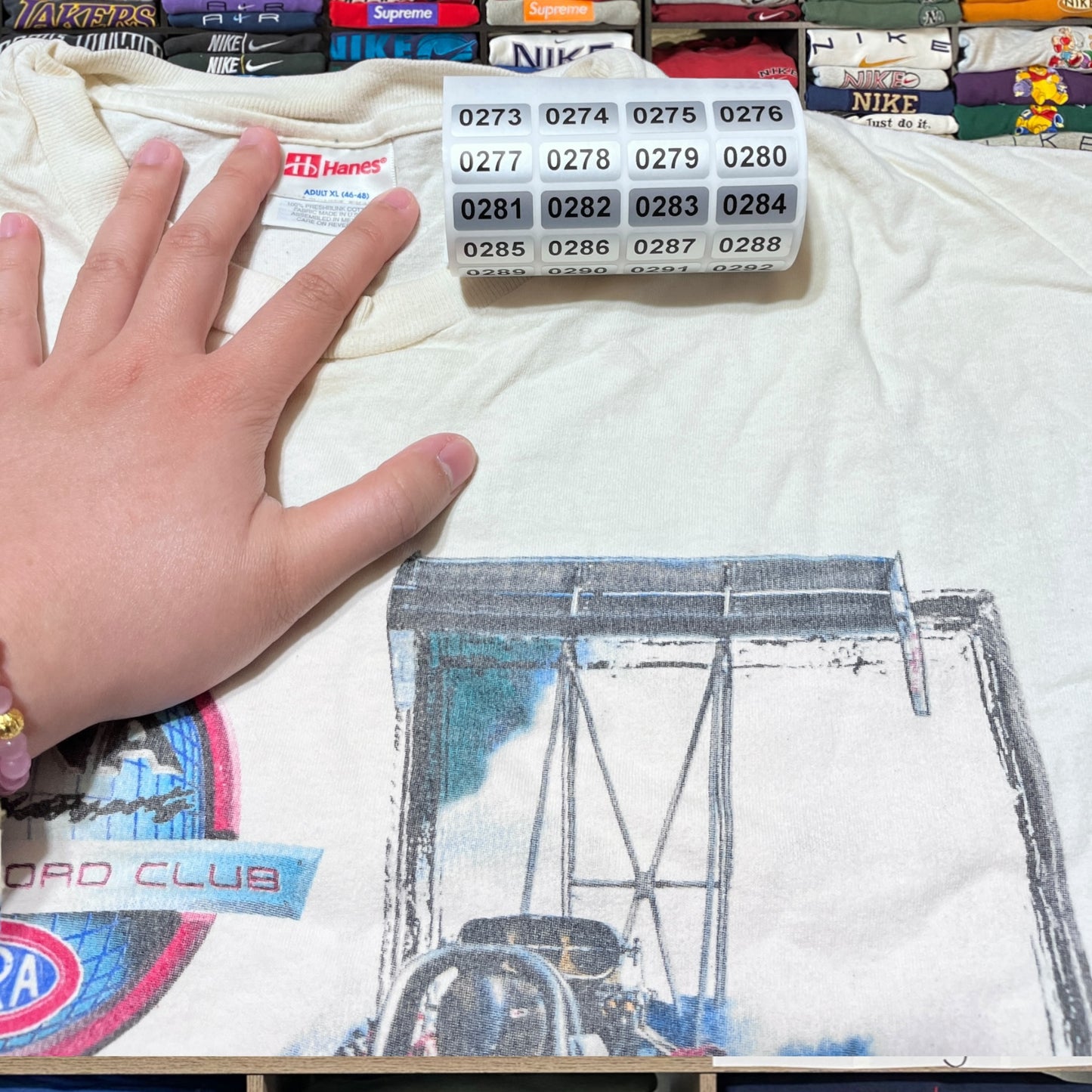 vintage nhra car racing shirt