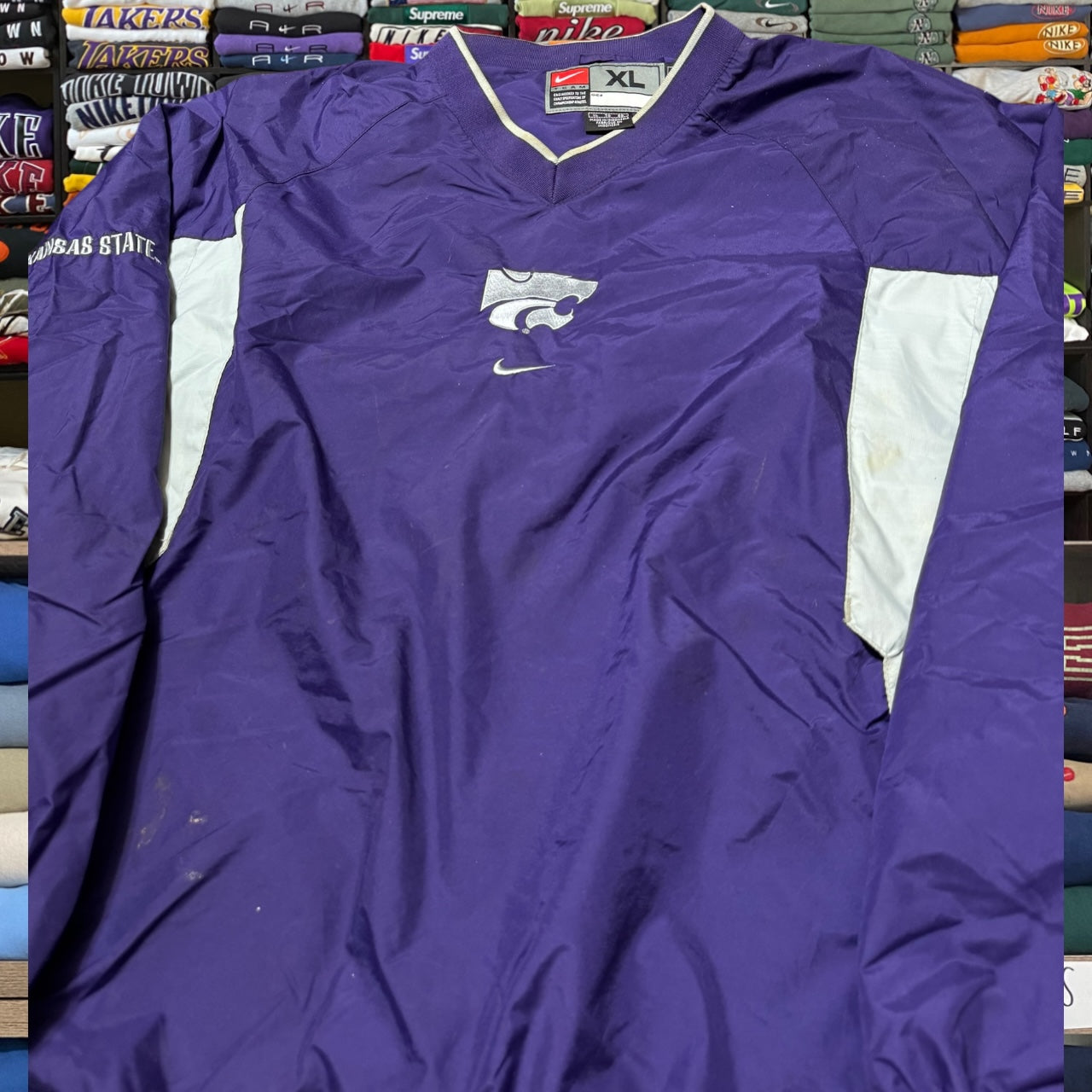 y2k kansas city x nike pull over (xlarge)