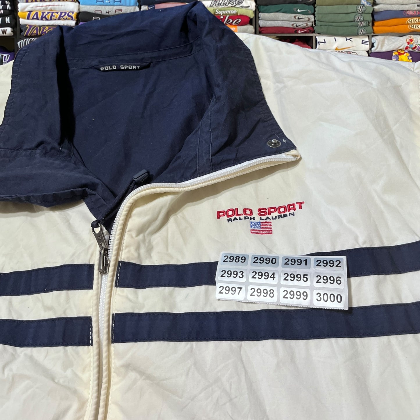 90s reversible polo sport jacket