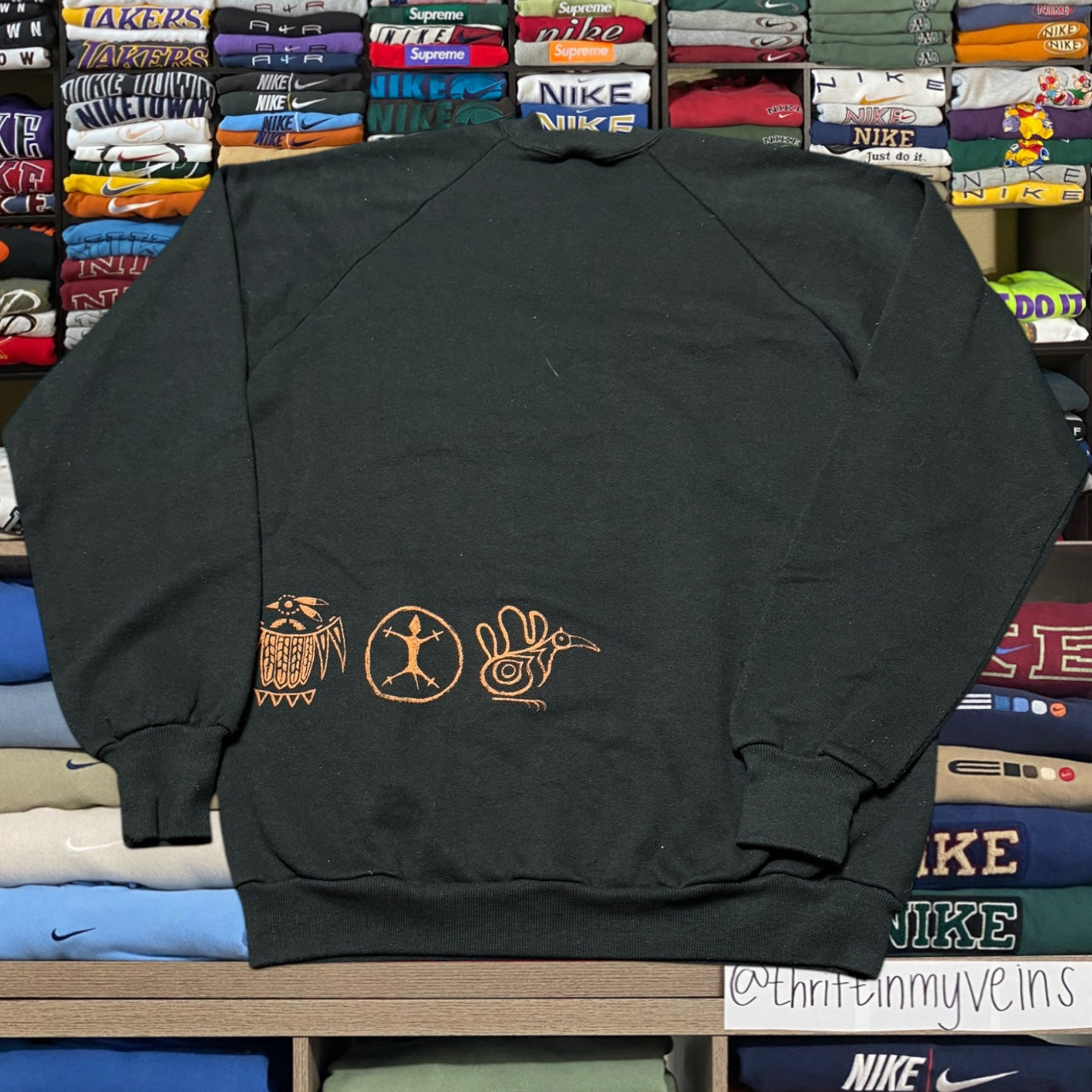 90s black bear sweatshirt (Large)