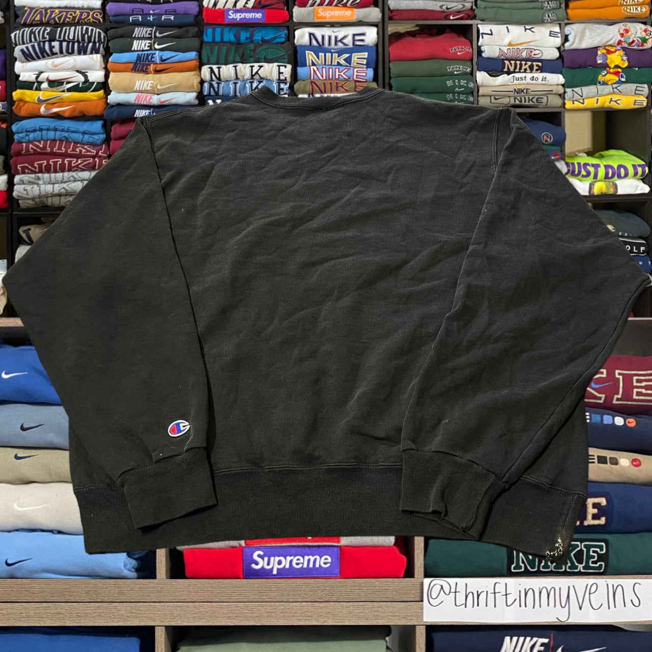 90s champion black sweater