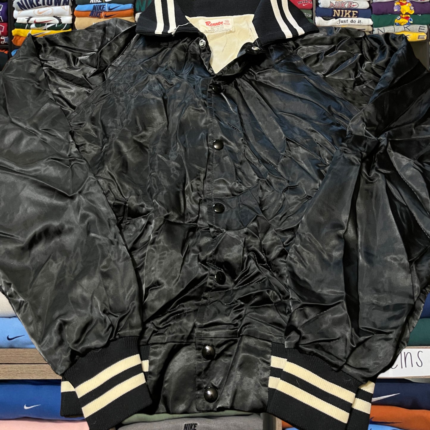 80s tiger nature satin jacket