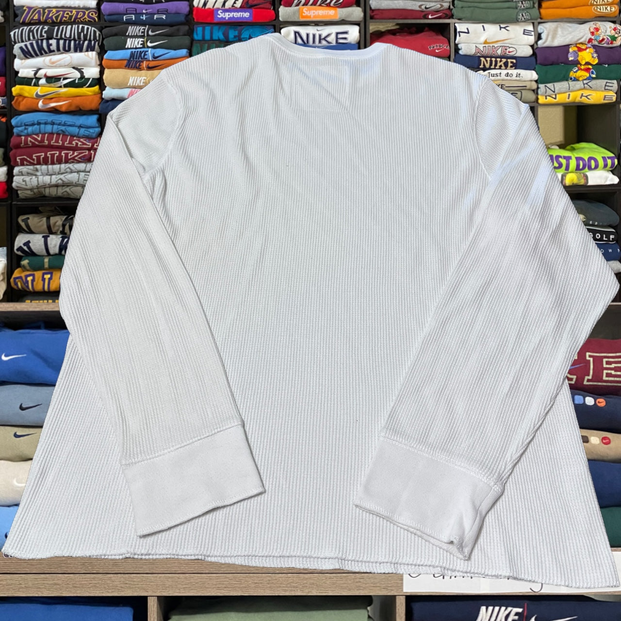 Y2K skater waffle lined long sleeve