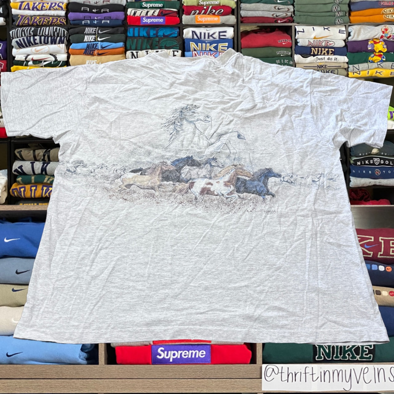 90s Montana horse stampede shirt