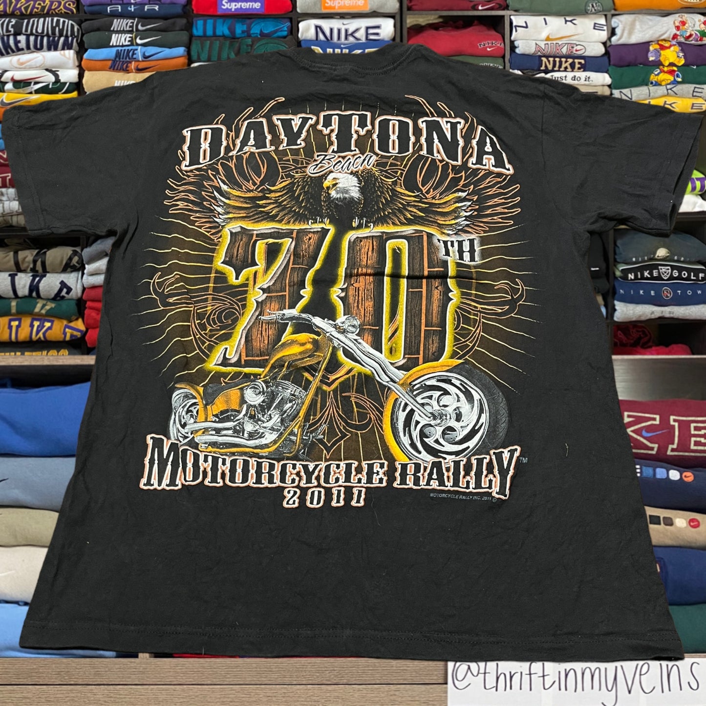 Y2K biker motorcycle shirt