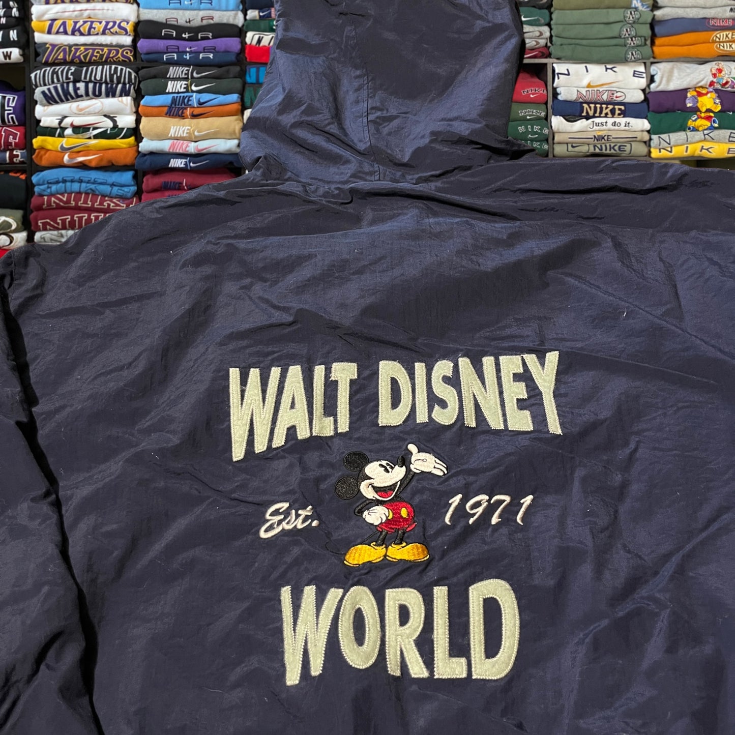 90s Mickey Mouse puffer jacket