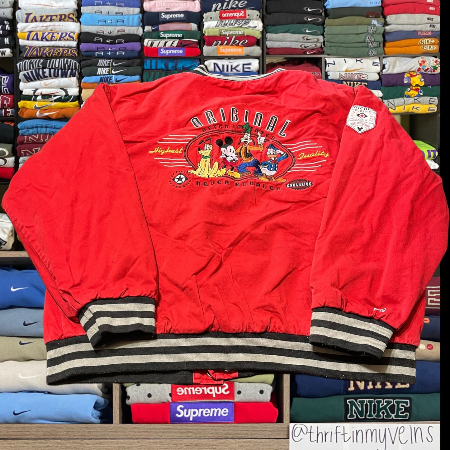 90s Mickey Mouse varsity jacket (xlarge)
