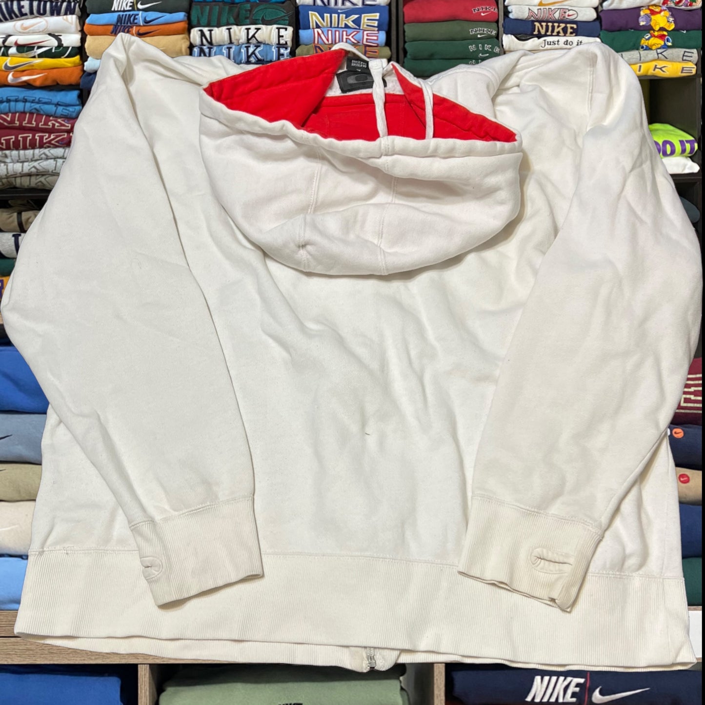 Y2K Oakley full zip skater hoodie