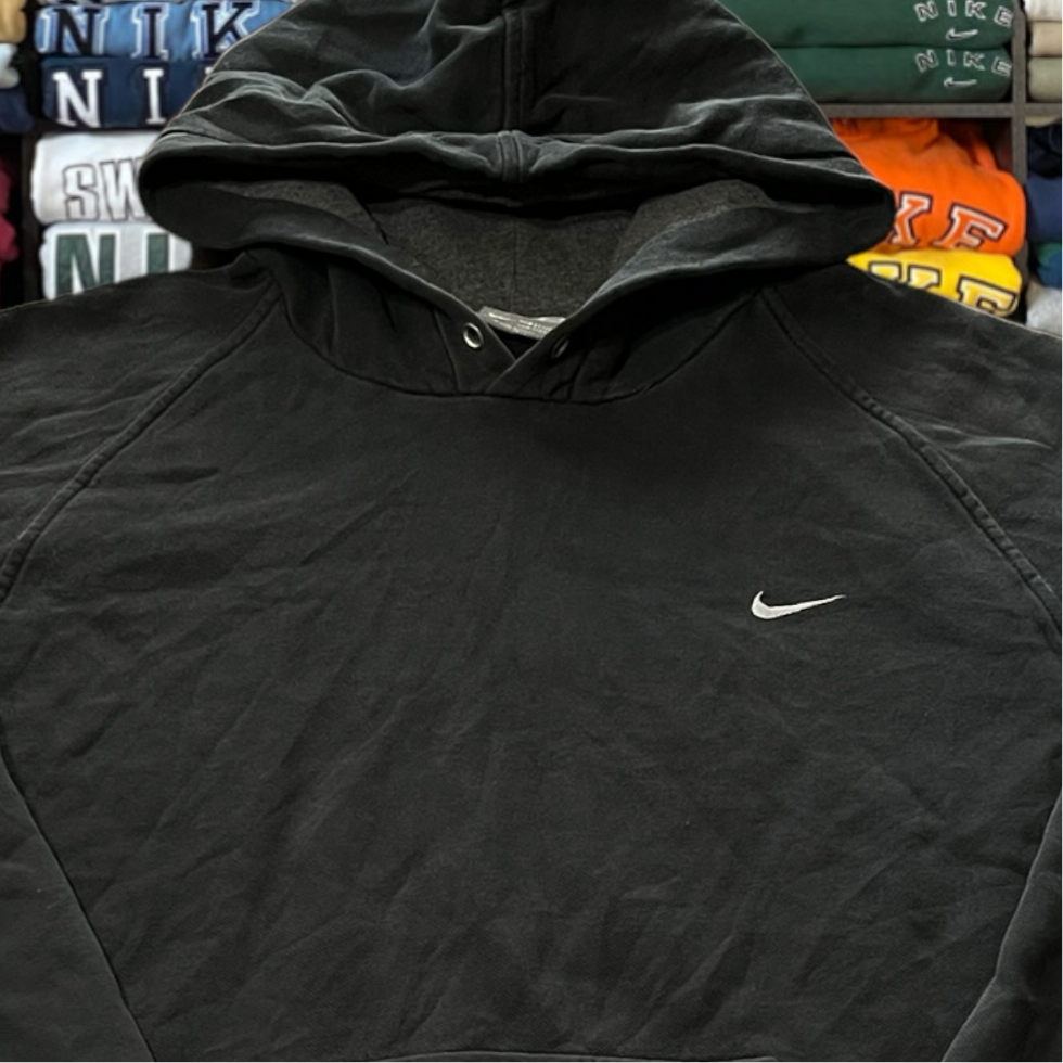 Y2K black Nike hoodie
