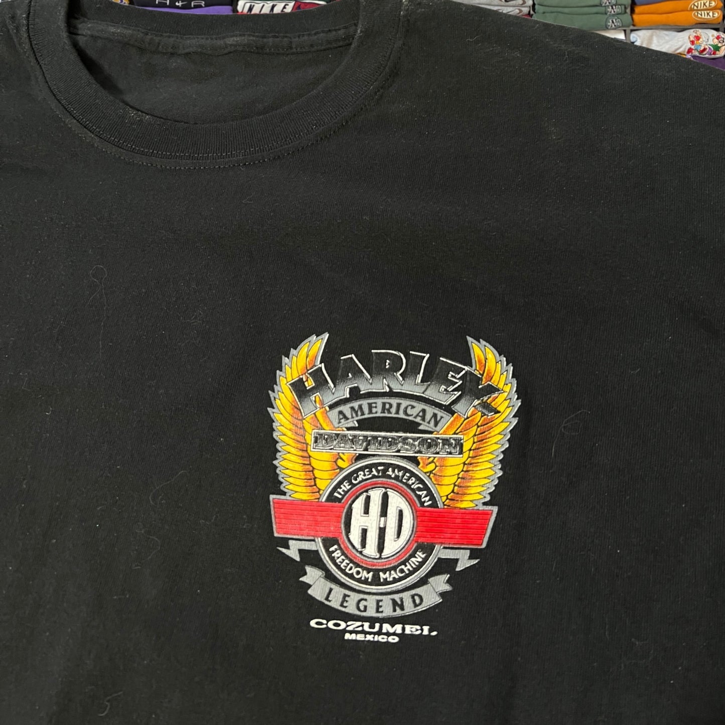 90s Harley Davidson biker shirt