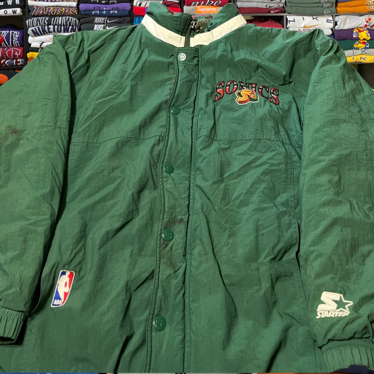 90s Seattle SuperSonics puffer jacket