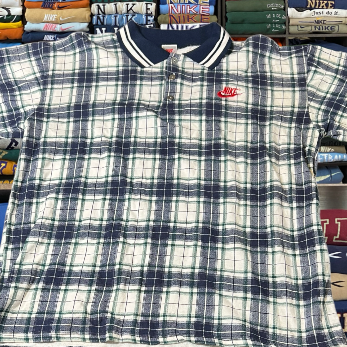 90s CPFM style Nike collar shirt