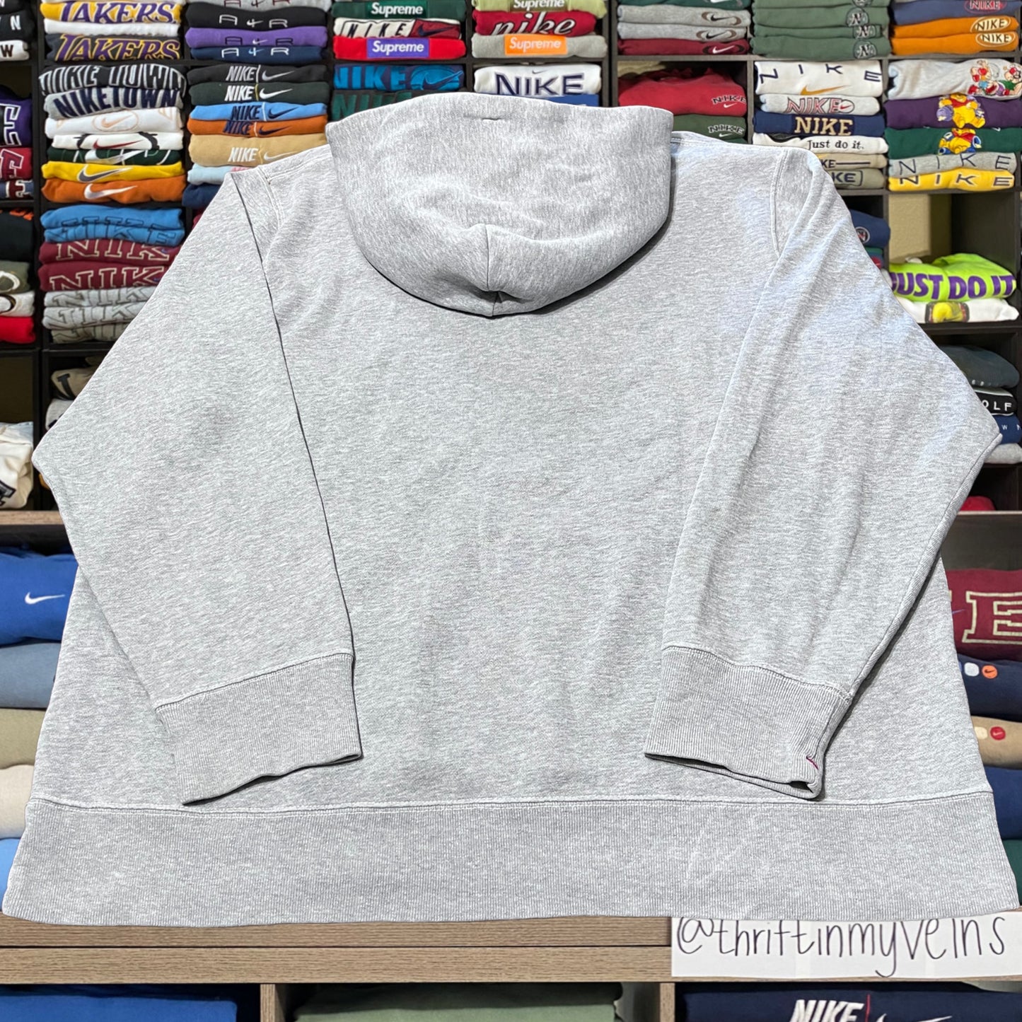 90s polo jeans company grey hoodie