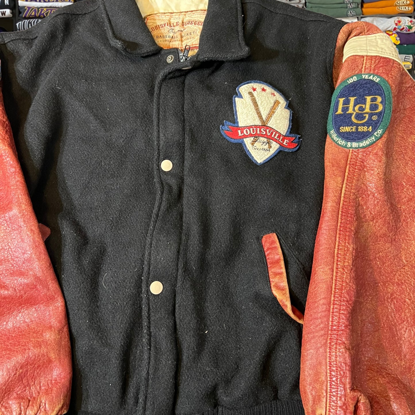 90s Louisville slugger baseball varsity jacket