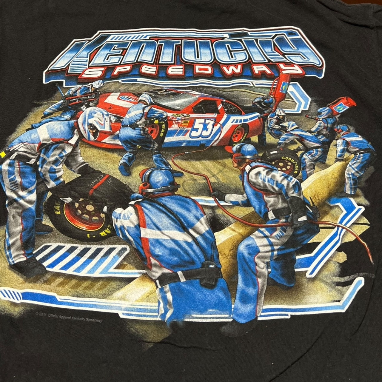 Y2K nascar graphic shirt