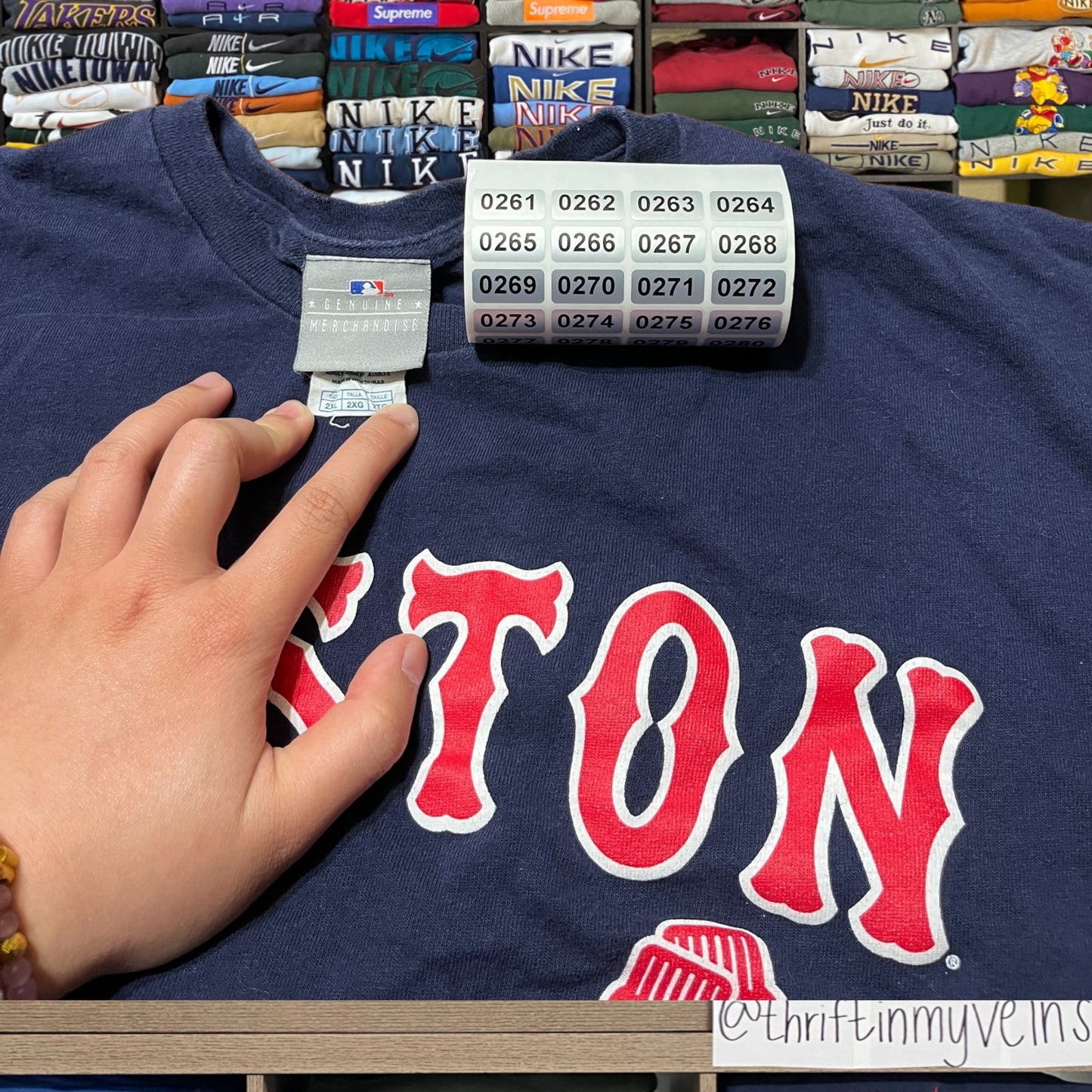 vintage y2k boston red sox mlb baseball shirt
