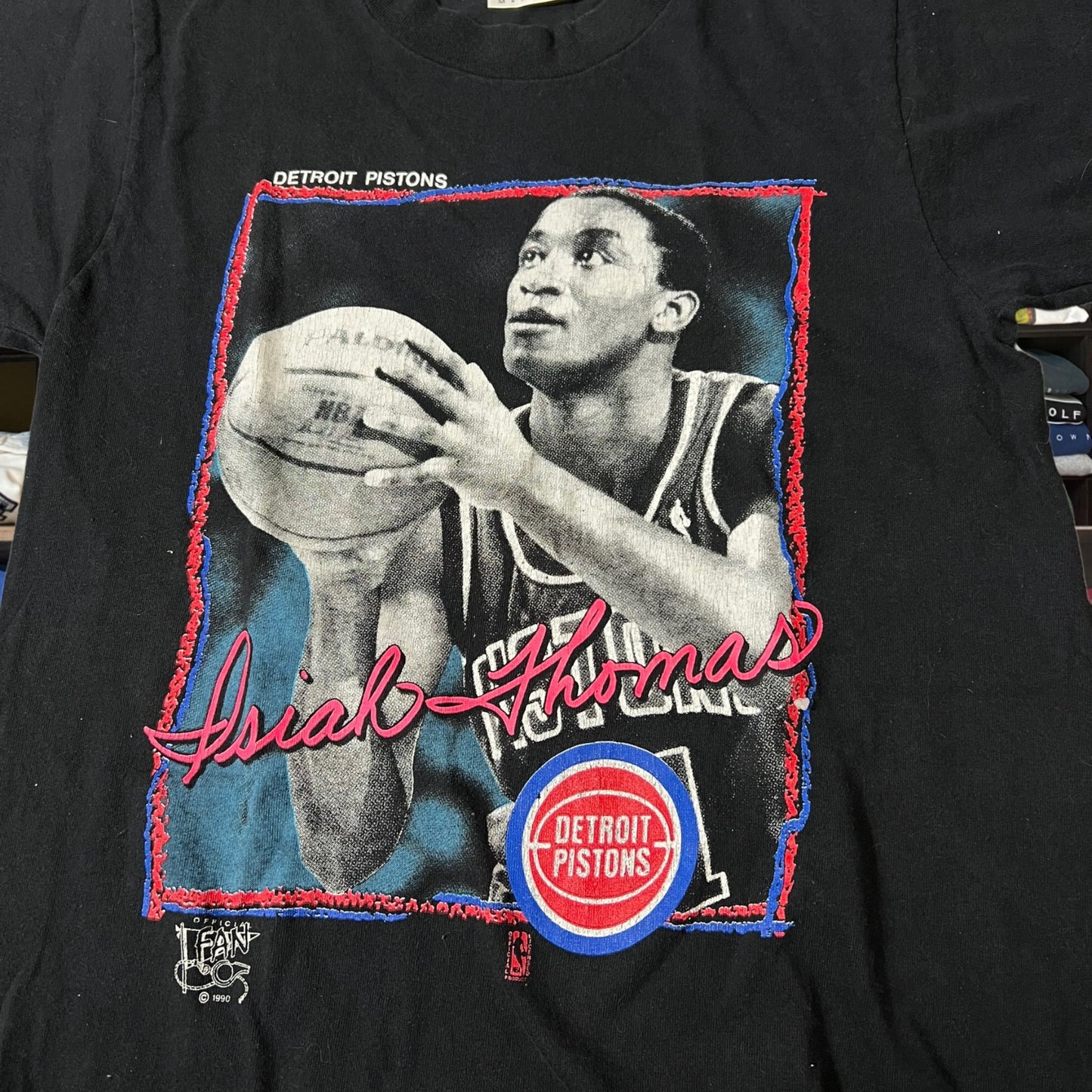 90s isiah Thomas nba basketball shirt