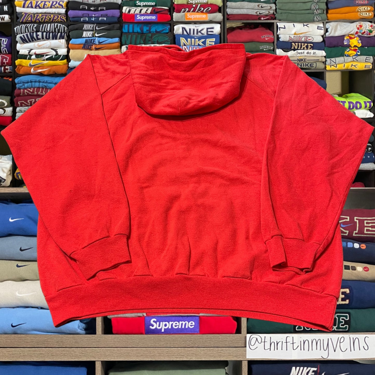 90s Marlboro red hoodie