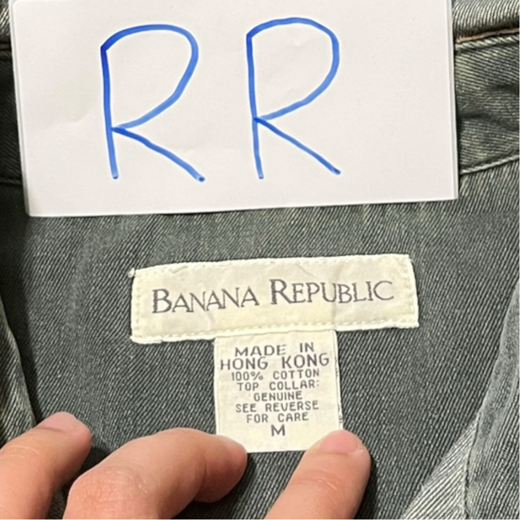 90s banana republic button up shirt