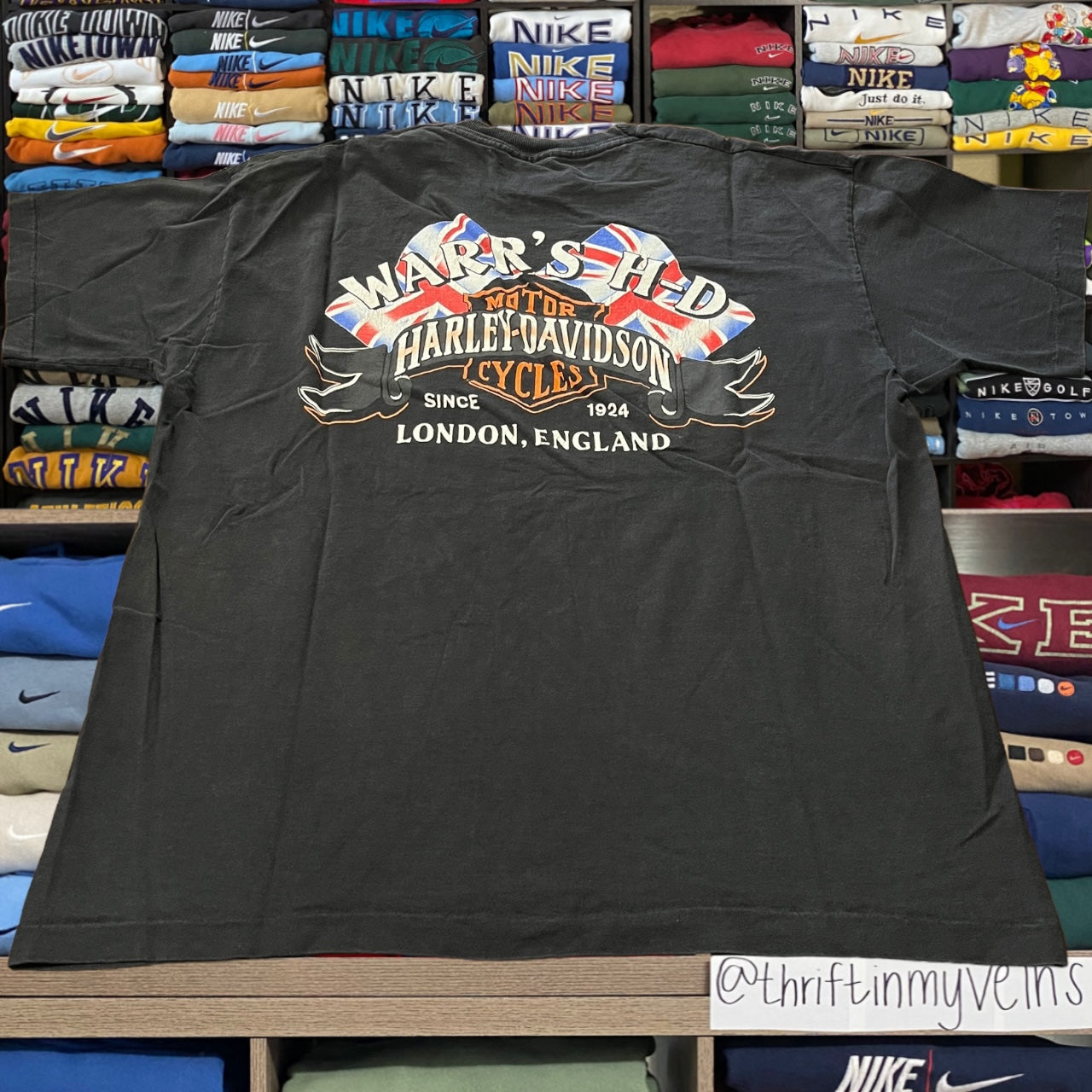 Vtg 1995 Harley style motorcycle shirt