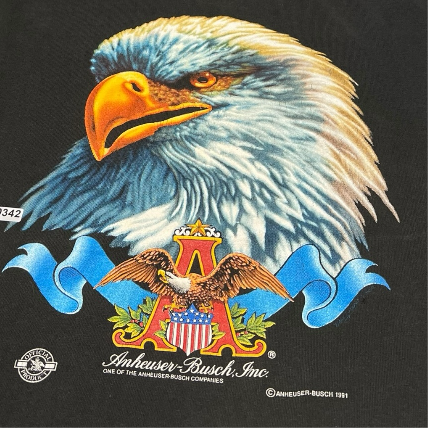 90s Budweiser beer eagle shirt