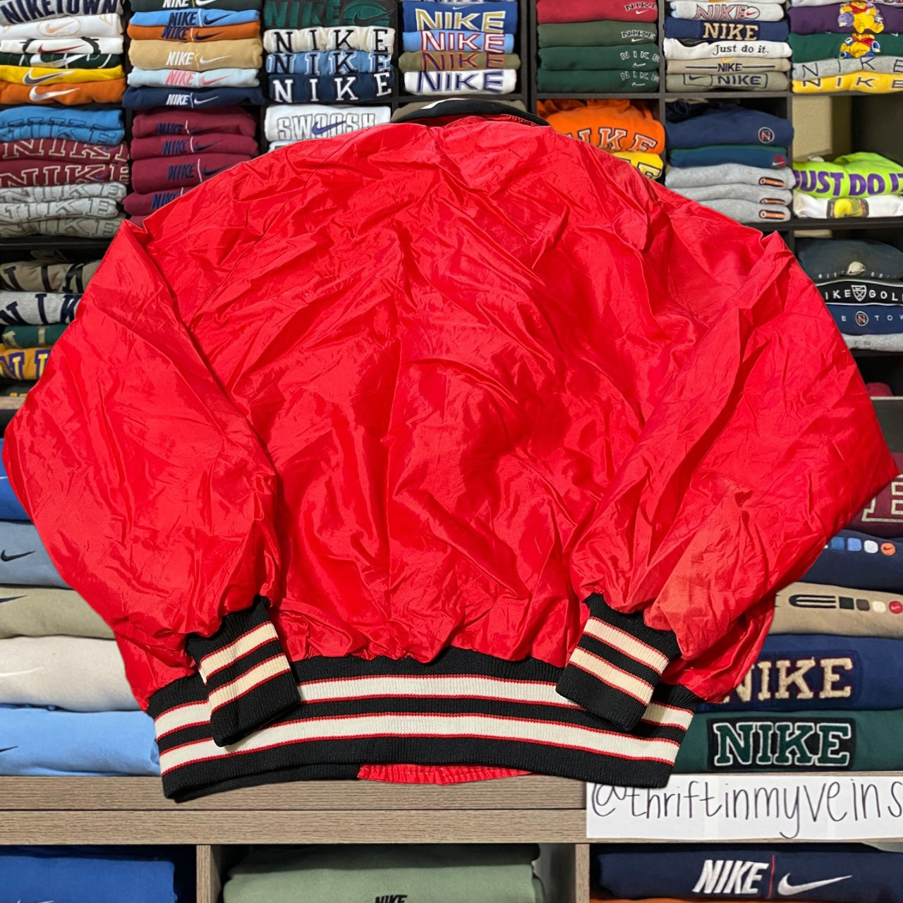 90s Chicago blackhawks puffer jacket
