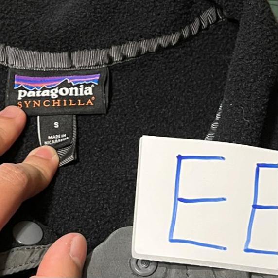 Y2K Patagonia black synchilla fleece