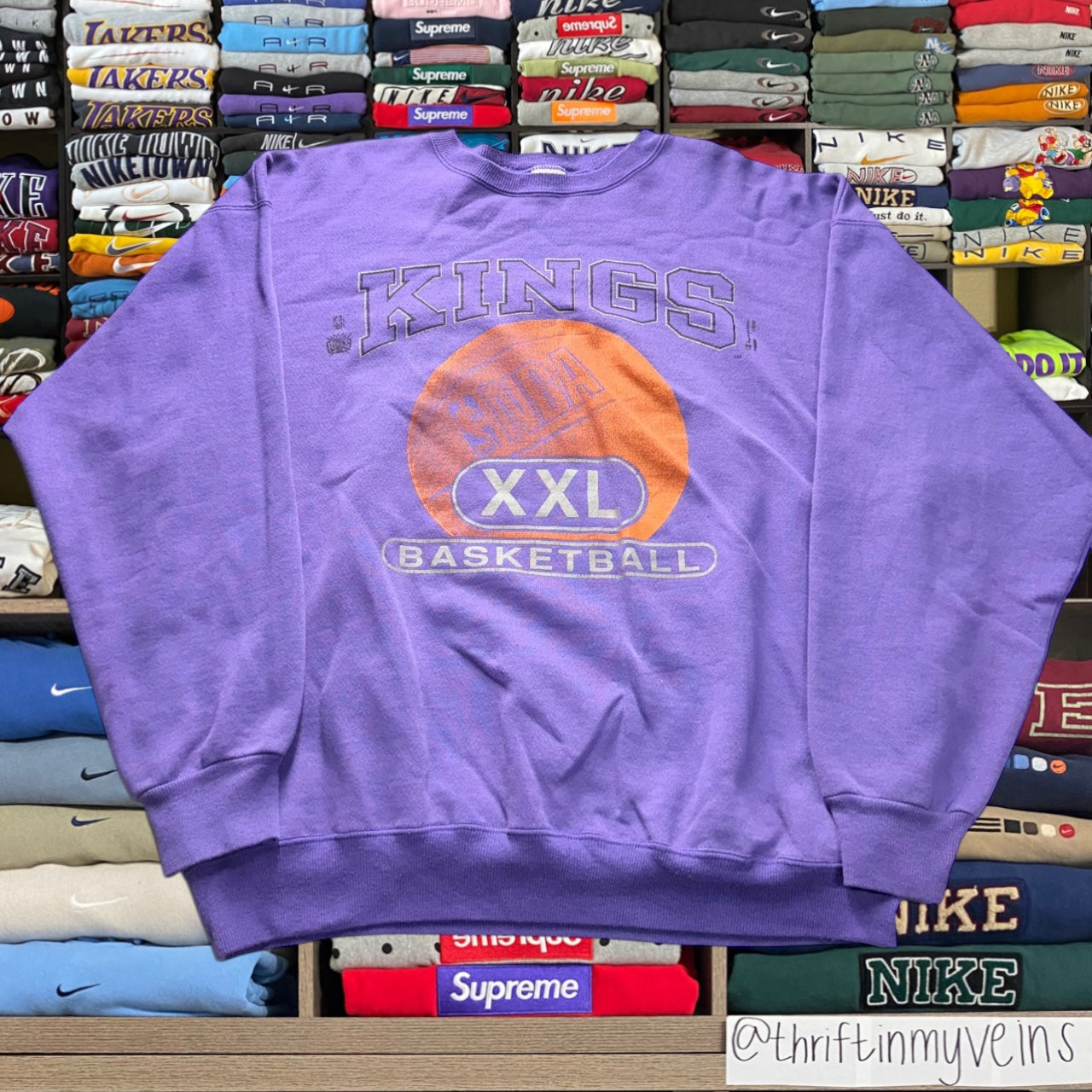 90s sacramento kings nba sweater (Xlarge)