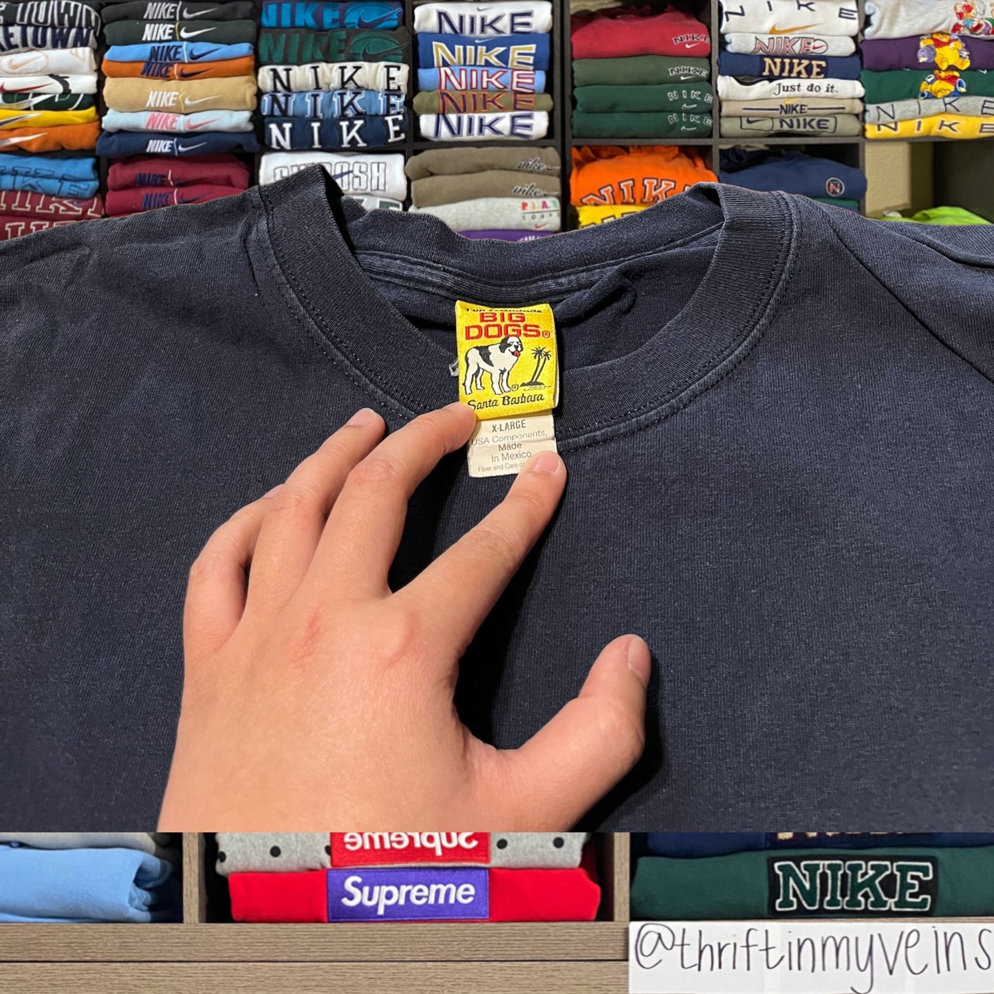 y2k corona extra big dog shirt (xlarge)