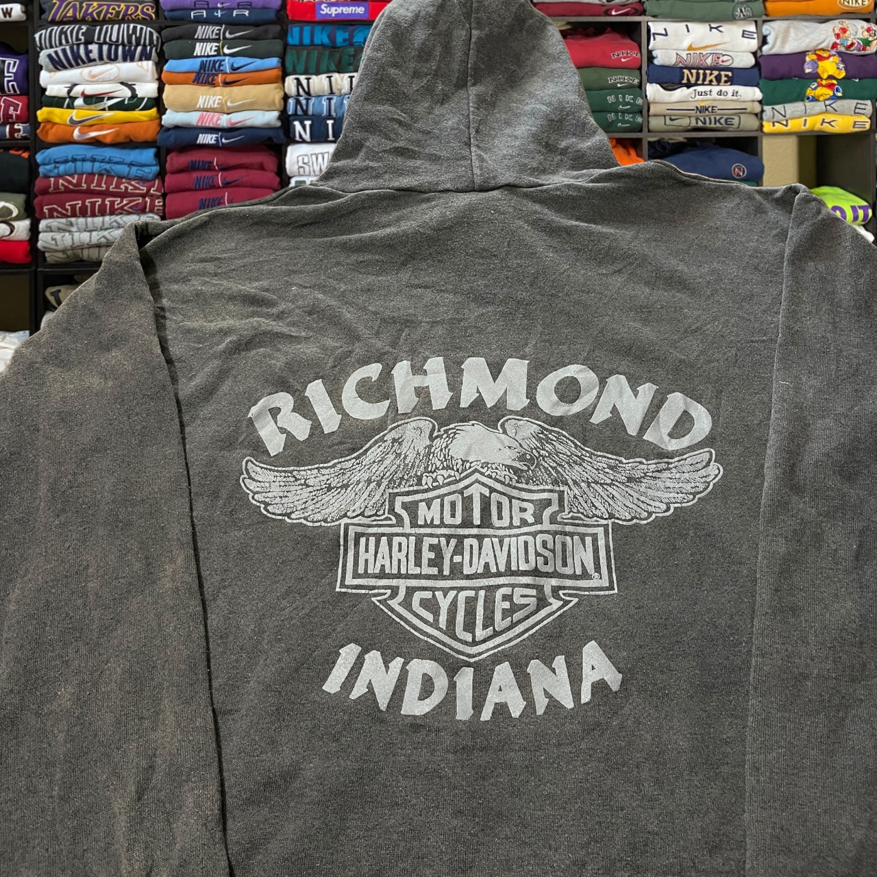 90s Harley Davidson biker motorcycle hoodie