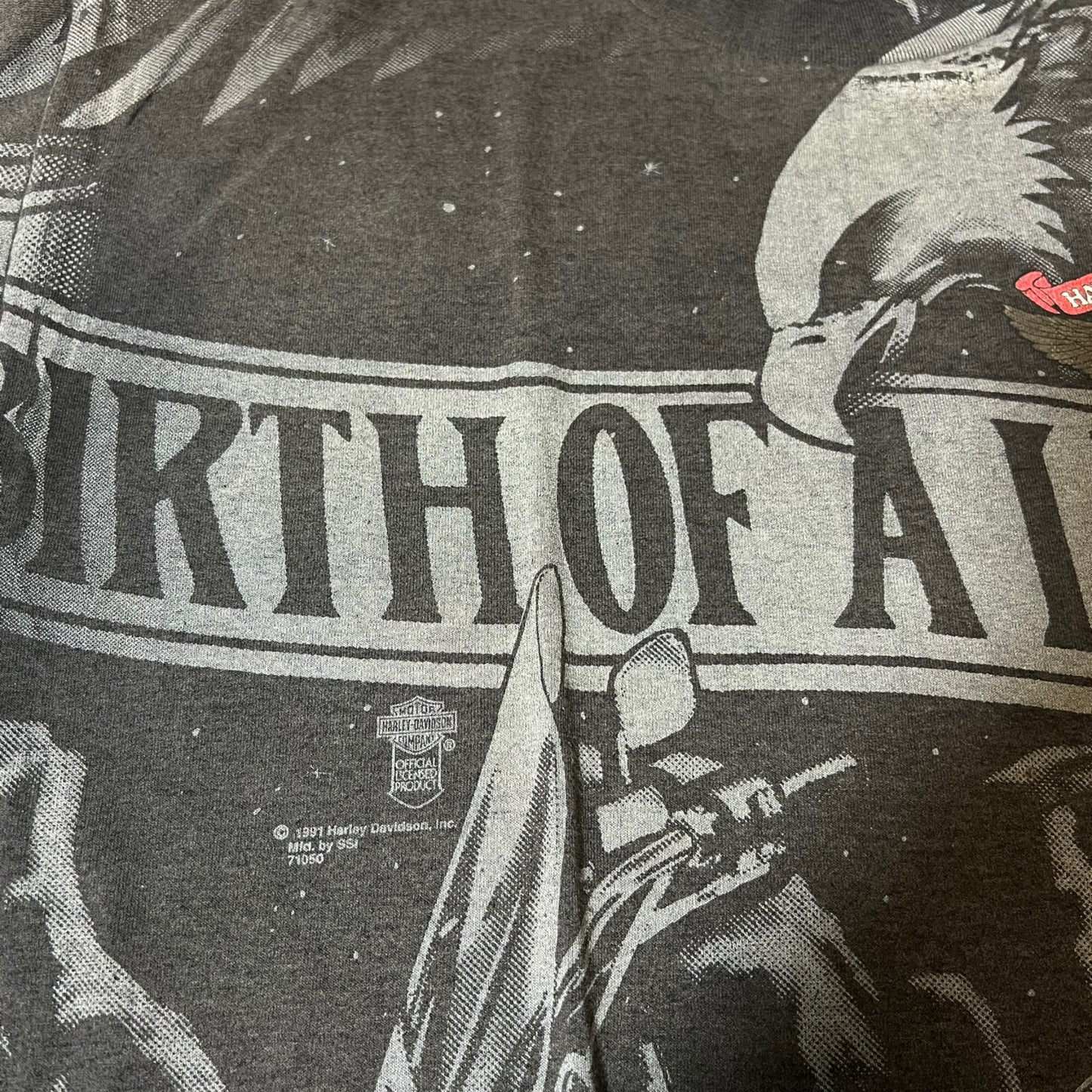Vtg 1991 Harley Davidson biker motorcycle shirt