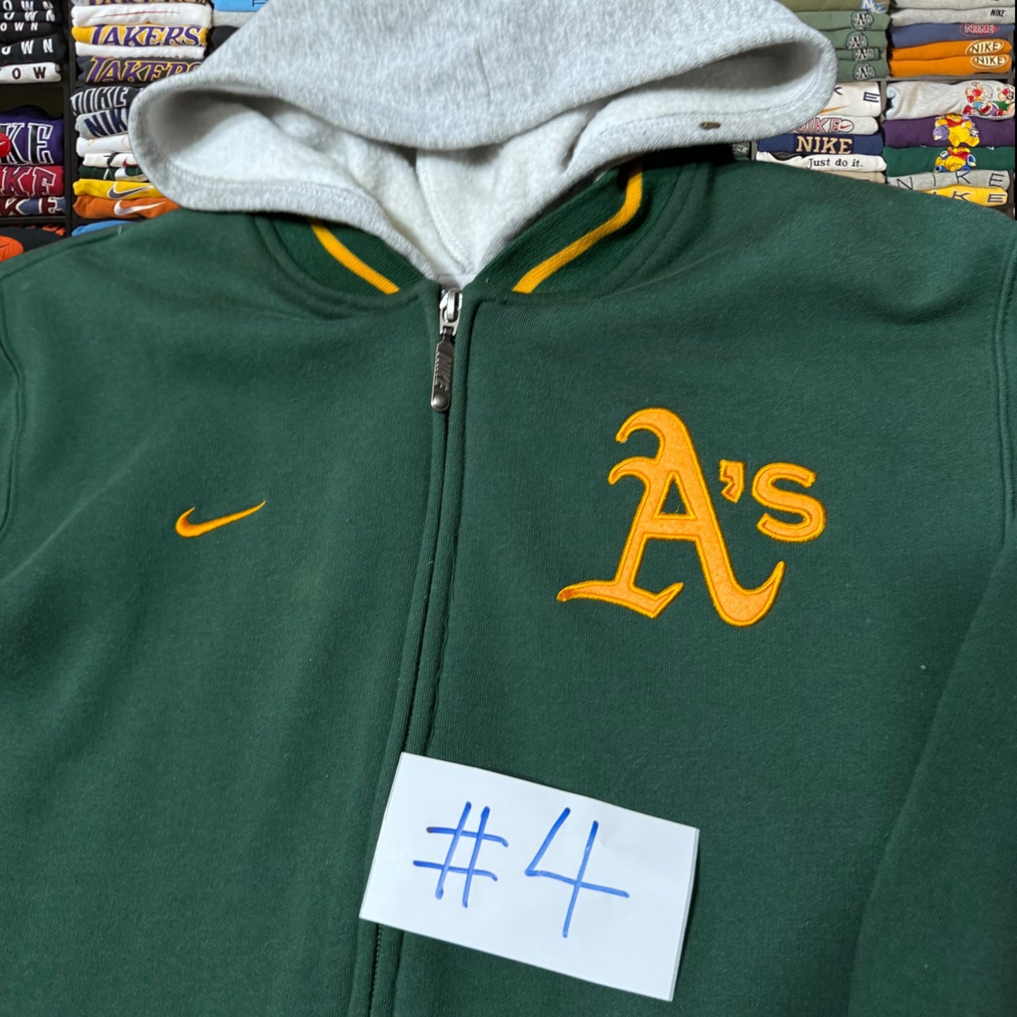 Y2K Nike x Oakland athletics hoodie (small)