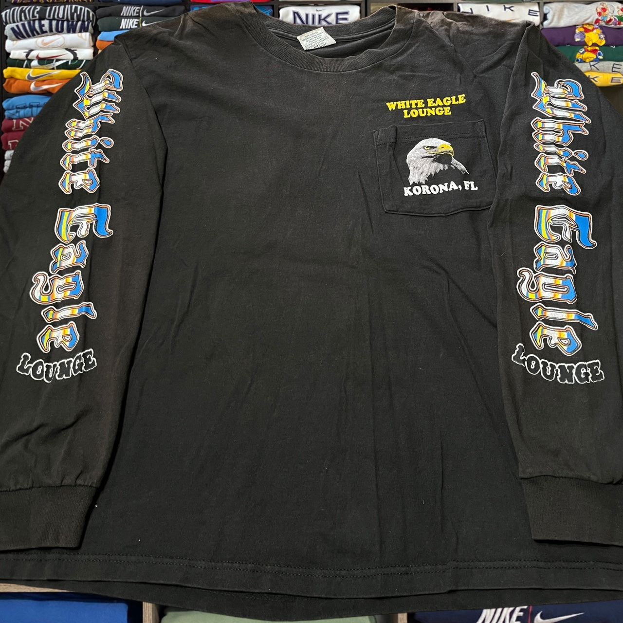 Vtg 90s eagle biker Harley style motorcycle shirt