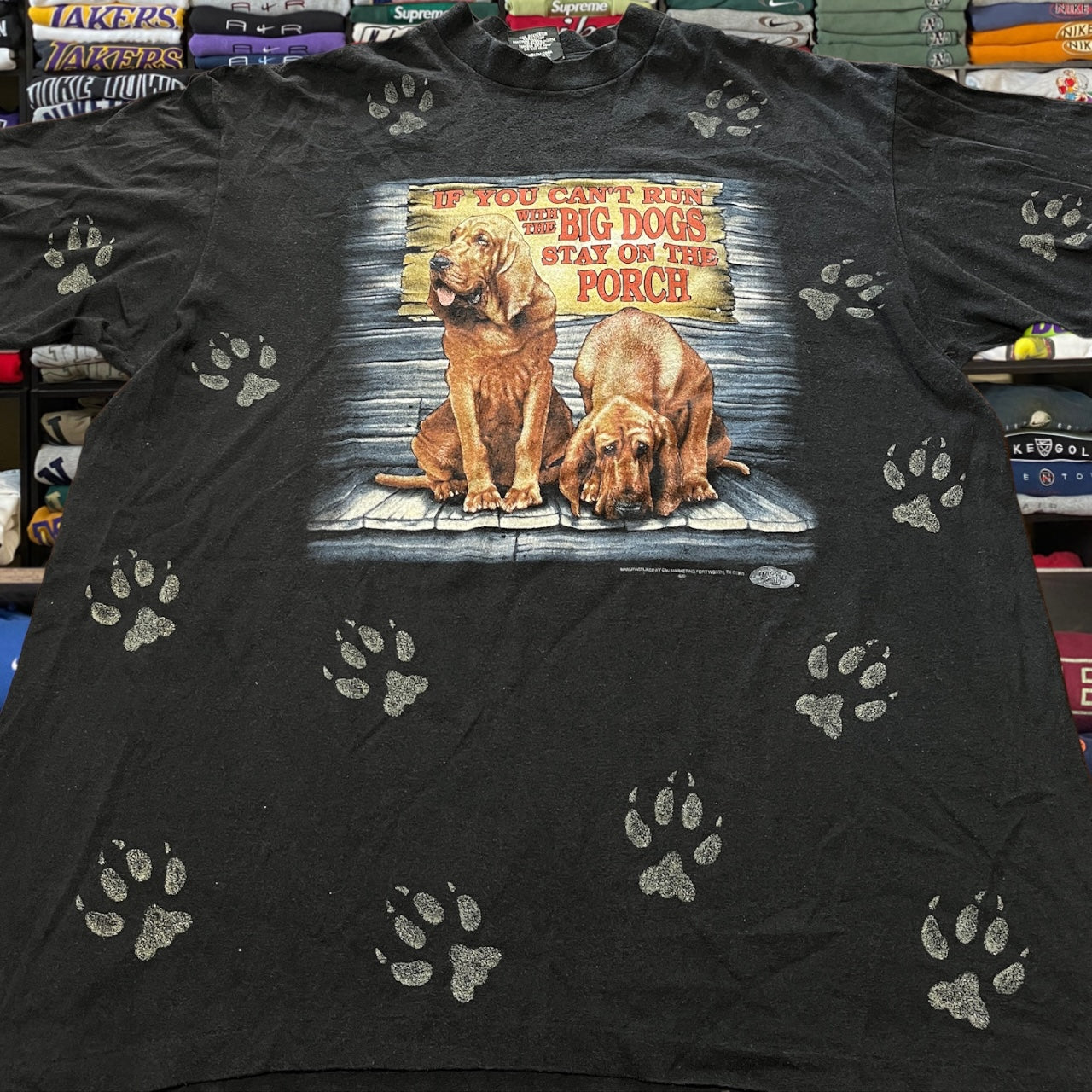 90s 3D emblem biker motorcycle shirt