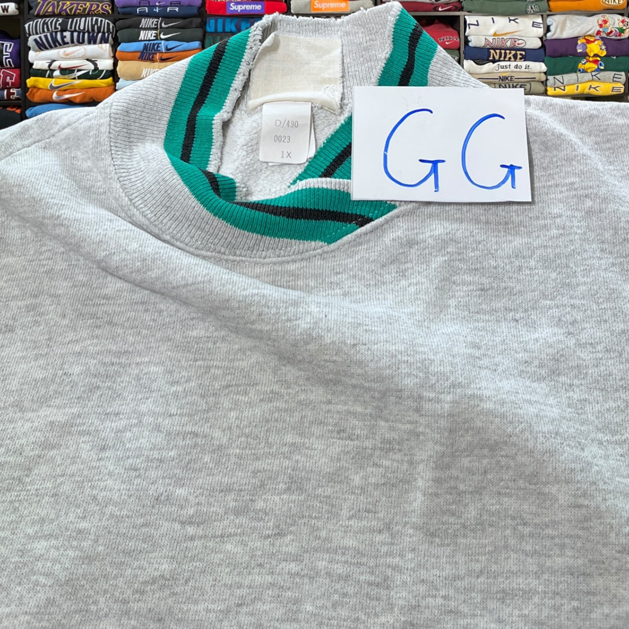 90s color block sweater
