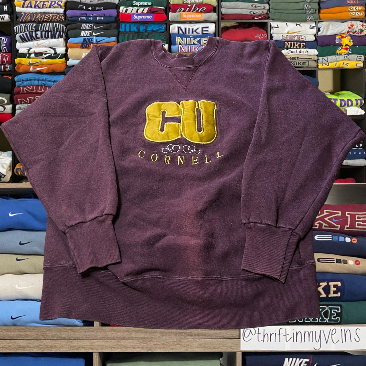 90s Cornell university sweater